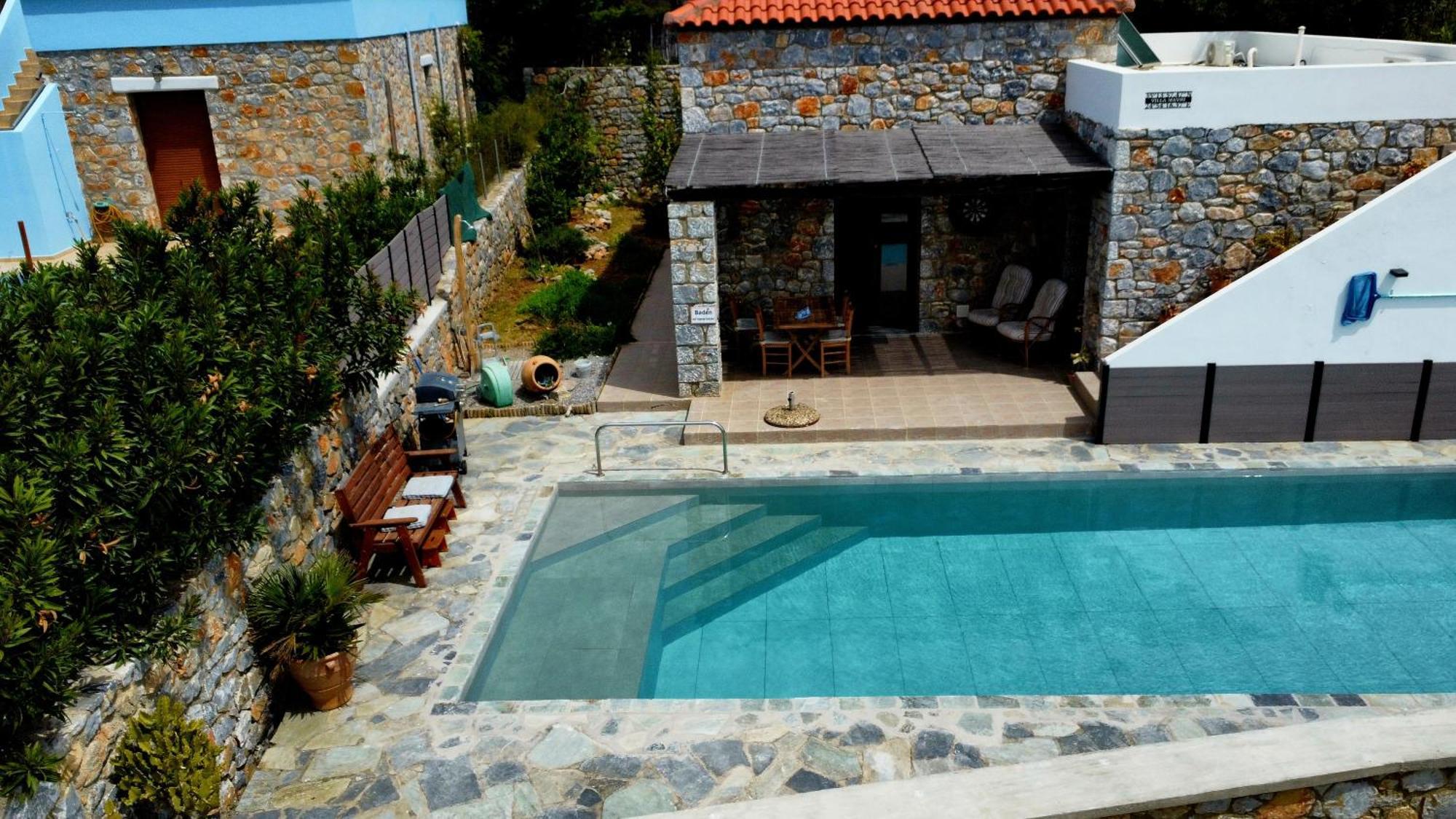 Villa Mavri Ruhige Private Pool Villa, Meerblick Агия-Параскеви Экстерьер фото